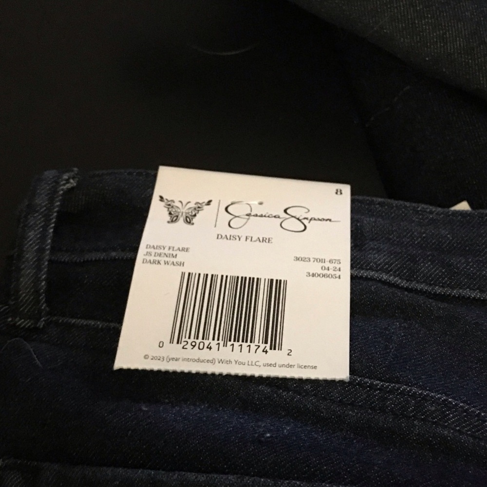 NWT Jessica Simpson Daisy Flare Jeans sz 8 - Picture 8 of 8